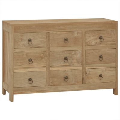 vidaXL Commode 80x30x55 cm Bois massif de teck