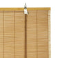 Store enrouleur en bambou naturel, store en bois pour l'intérieur I Miel, 150x175