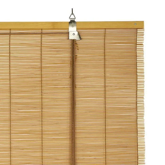 Store enrouleur en bambou naturel, store en bois pour l'intérieur I Miel, 150x175