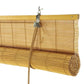 Store enrouleur en bambou naturel, store en bois pour l'intérieur I Miel, 150x175