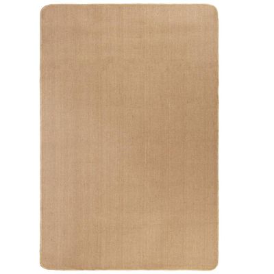 vidaXL Tapis en jute avec support en latex 160x230 cm Naturel